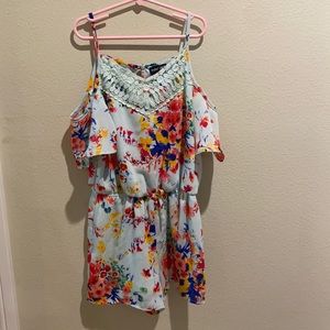 GIRLS SUMMER ROMPER